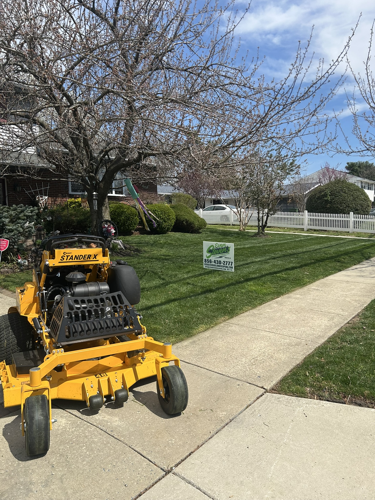 Even Stevens mowing work
