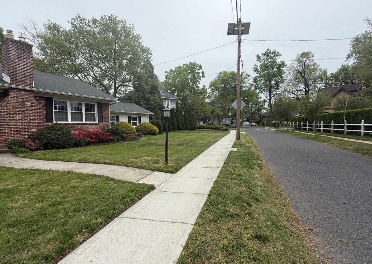 NJ neighborhood lawn and landscaping
